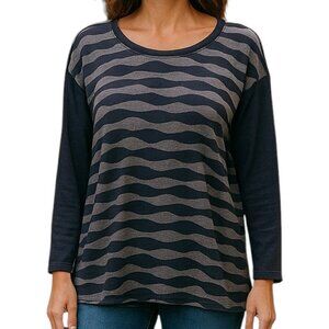 Jessica Simpson Long Sleeve Striped Top